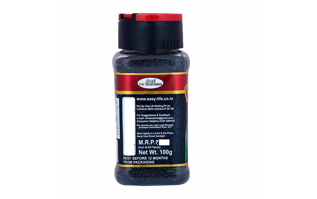 Easy Life Raw Basil Seeds    Bottle  100 grams